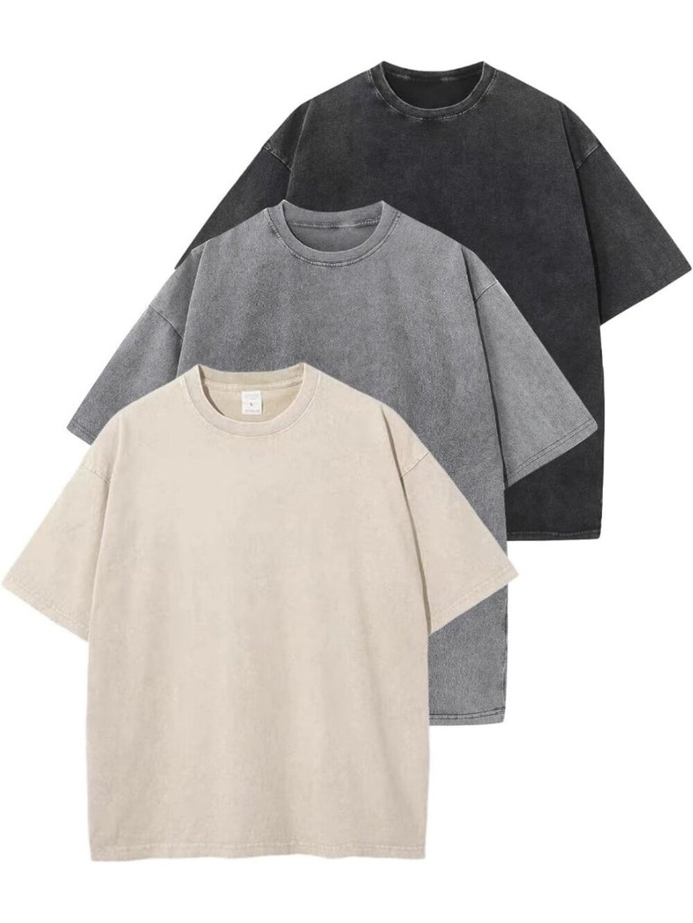 Vintage Oversized Men's T-Shirt | Casual Loose Fit Short Sleeve Tee | Baggy